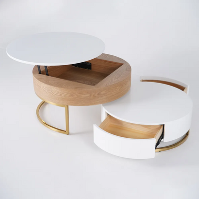 Elba Coffee Tables 31.50"D +27.56"D
