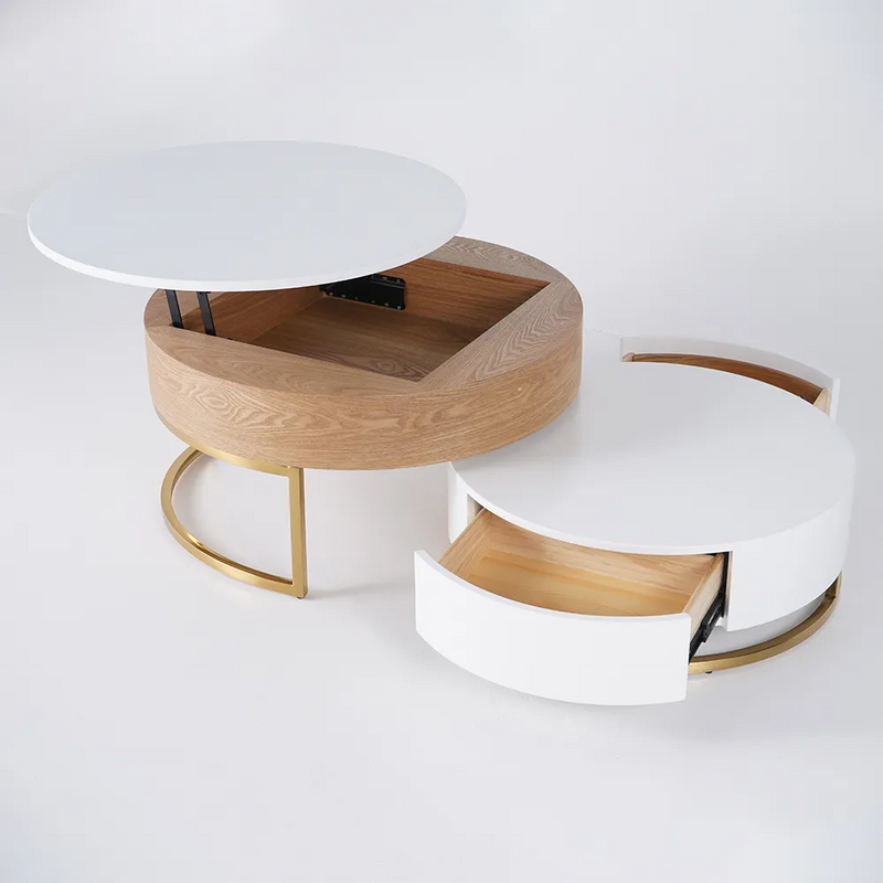 Elba Coffee Tables 31.50"D +27.56"D