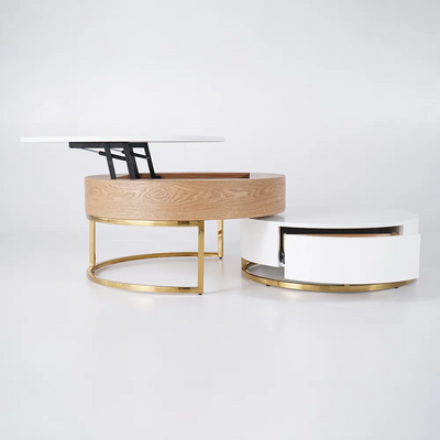 Elba Coffee Tables 31.50"D +27.56"D