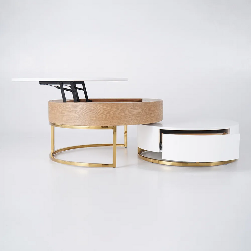 Elba Coffee Tables 31.50"D +27.56"D