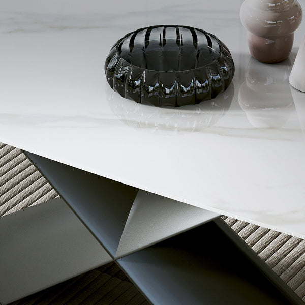 Faenza White Slate Dining Table 70.87&