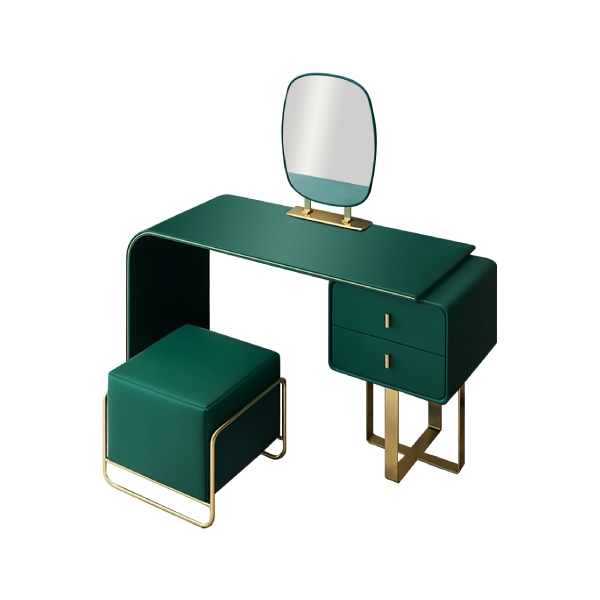 Abruzzo Green Makeup Vanity Dressing Table 47.24"D