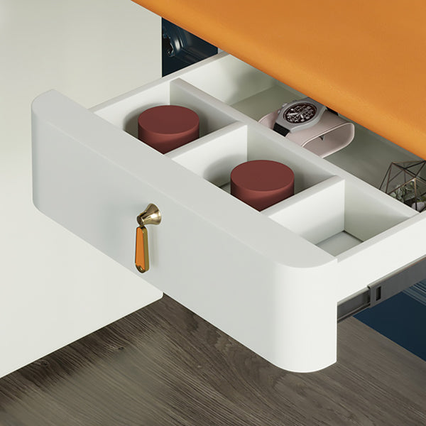 Imperia Orange Leather Makeup Vanities 47.20"D